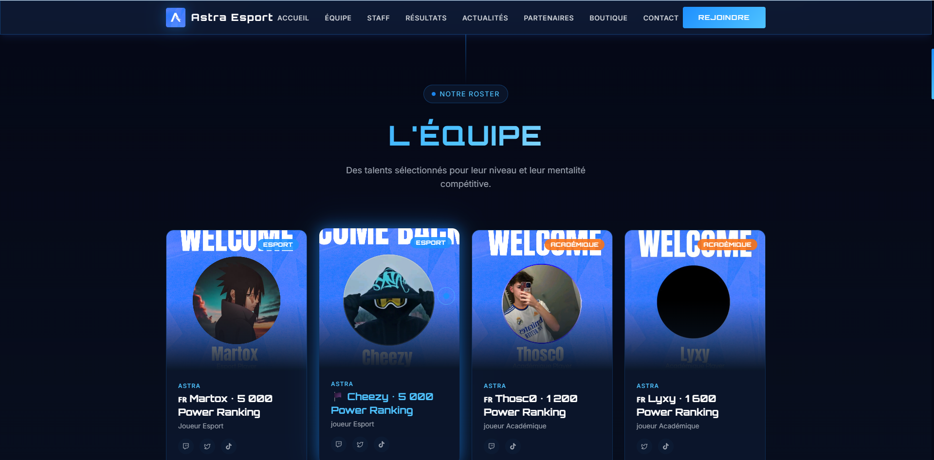 Astra Esport screenshot 2