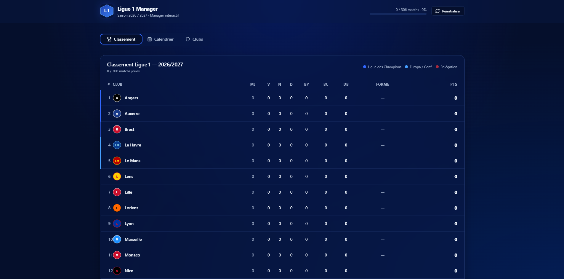 Ligue 1 Manager screenshot 1