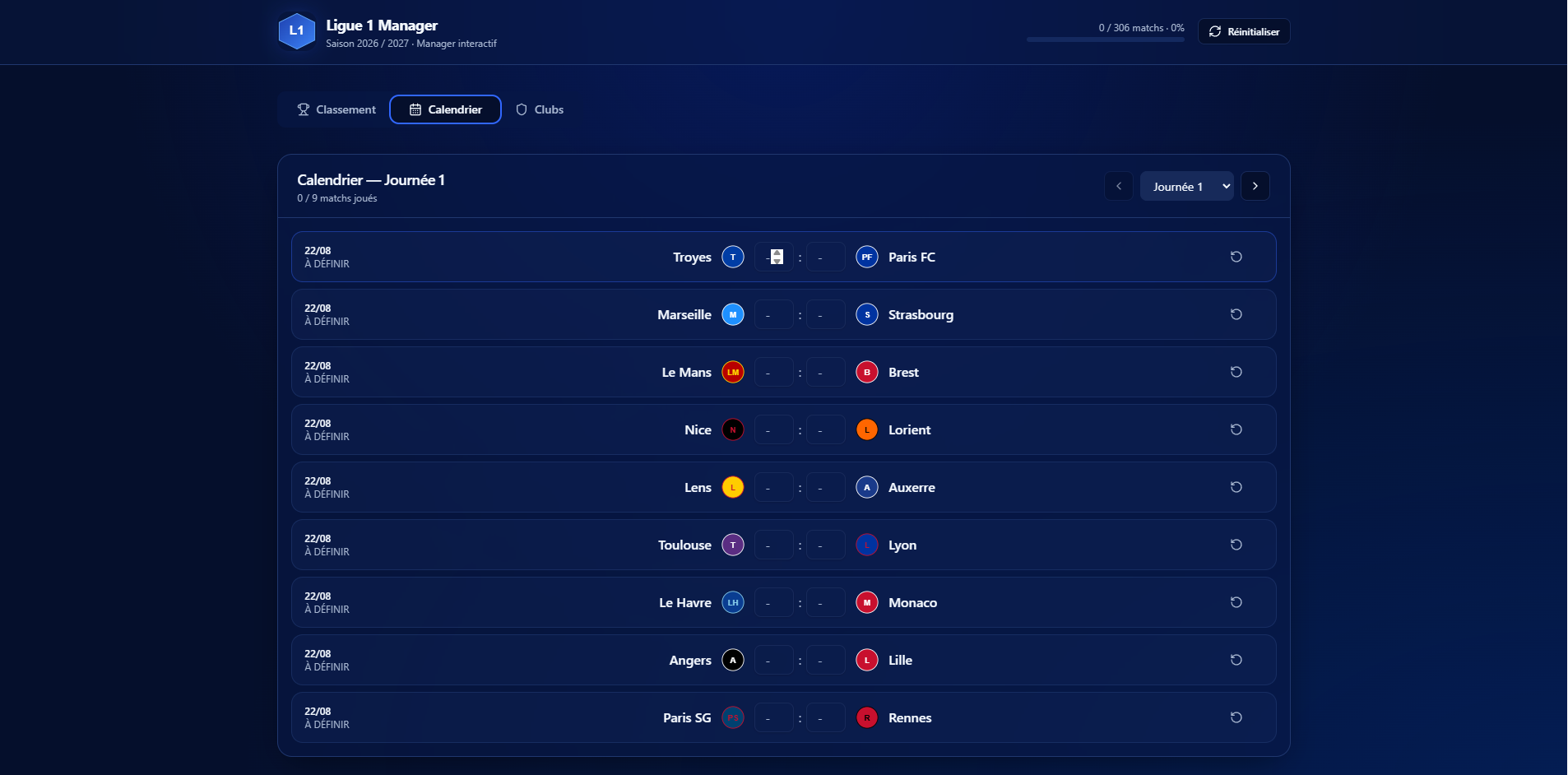 Ligue 1 Manager screenshot 2